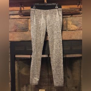 Gray insulated leggings